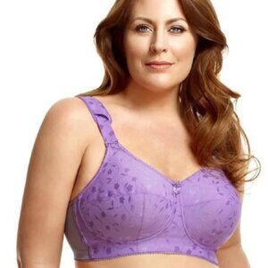 Elila Jacquard Softcup Bra in Lilac Purple, 40H